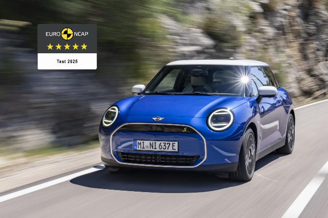 MINI Cooper Electric устанавливает новый стандарт безопасности